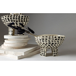 Чаша на ножках для фруктов или сухофруктов "Лонерно" варинант исполнения - 3 | Loft Concept в Тюмени