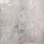 Обои ручная роспись в стиле Арт-деко Rateau Bas Relief on Tarnished Silver gilded paper варинант исполнения - 2 | Loft Concept в Тюмени