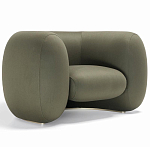 Дизайнерское полукруглое мягкое кресло CINNAMON Armchair варинант исполнения - 1 | Loft Concept в Тюмени