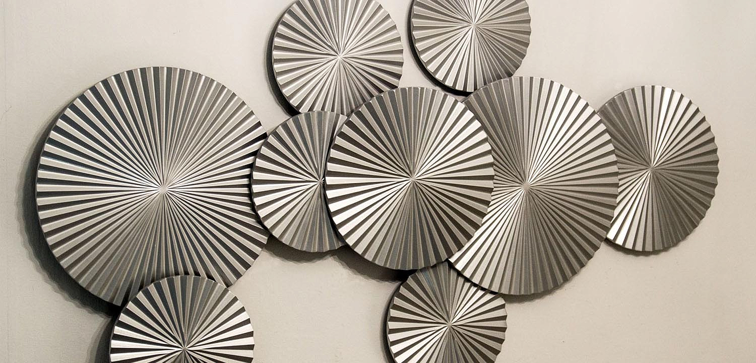 Арт-объект Apollo Silver Wall Plaque Disc 9 Арт-объект Apollo Silver Wall Plaque Disc 9 - Loft-Concept в Тюмени