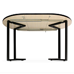 Стол обеденный раздвижной со столешницей бежевый мрамор Magali варинант исполнения - 3 | Loft Concept в Тюмени