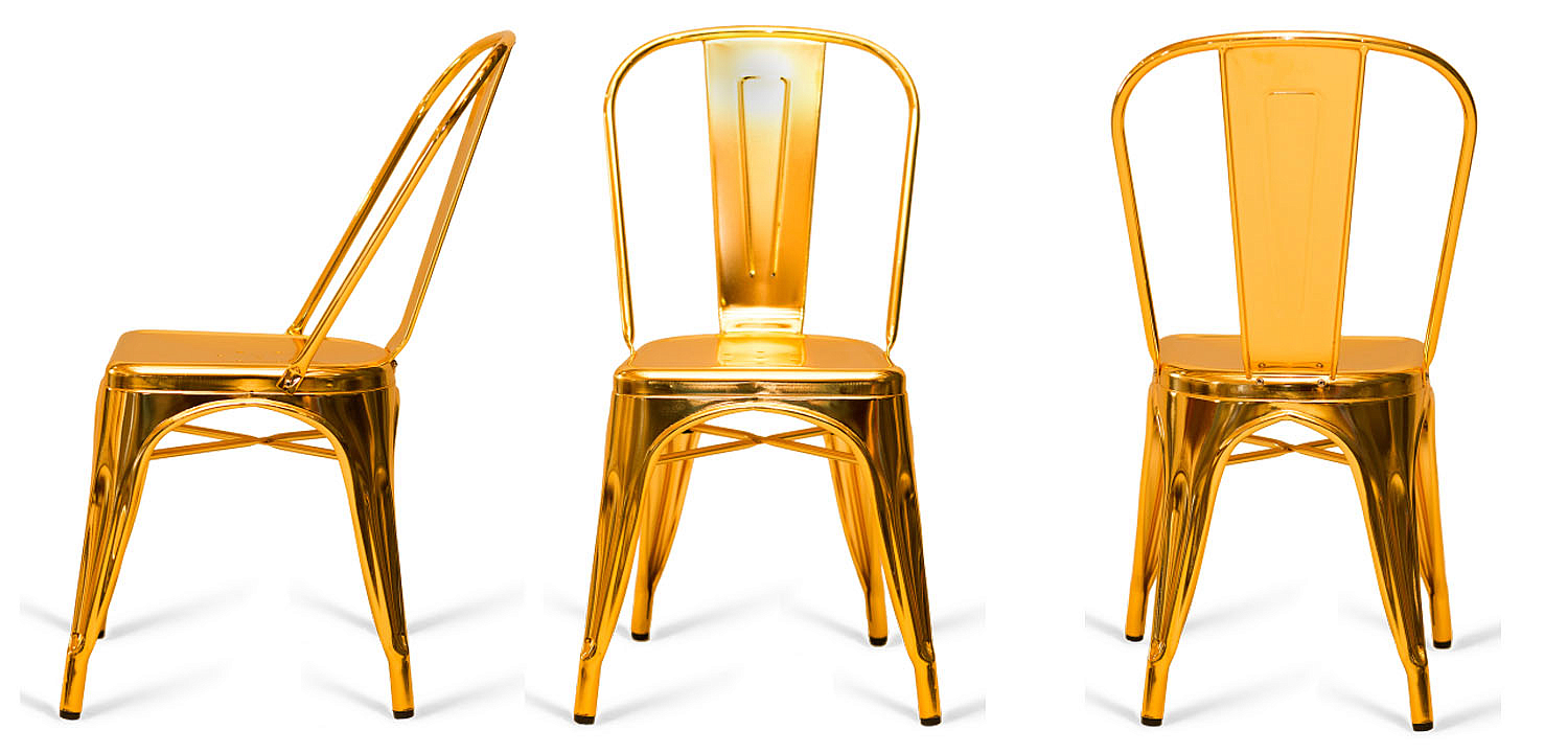 Золотой стул Tolix Gold Золотой стул Tolix Gold - Loft-Concept в Тюмени