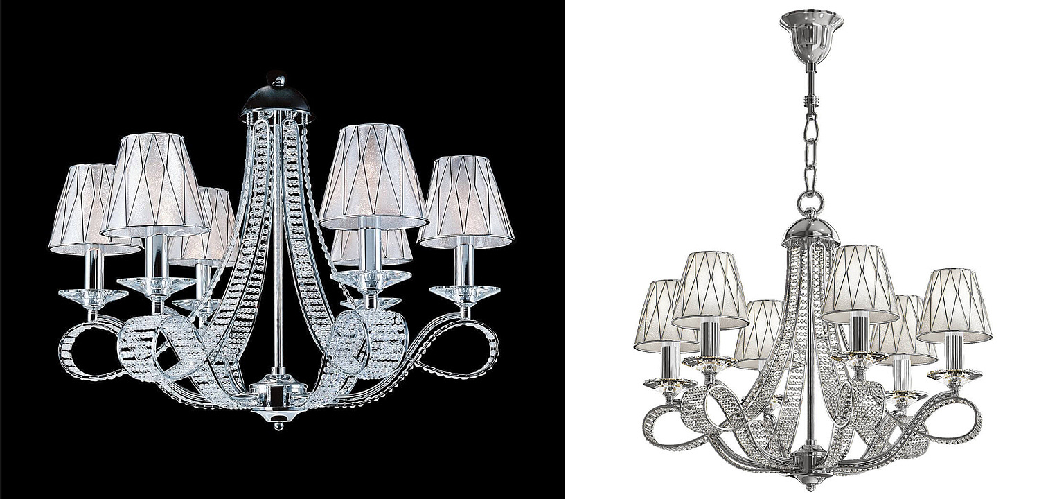 Люстра Franseza Chandelier chrome 67 Люстра Franseza Chandelier chrome 67 - Loft-Concept в Тюмени