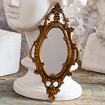 Зеркало настенное в ажурной раме бронзового цвета Classic Ornament Mirror варинант исполнения - 3 | Loft Concept в Тюмени