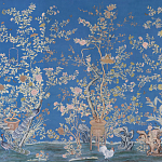 Обои ручная роспись Houghton Canton Blue варинант исполнения - 1 | Loft Concept в Тюмени