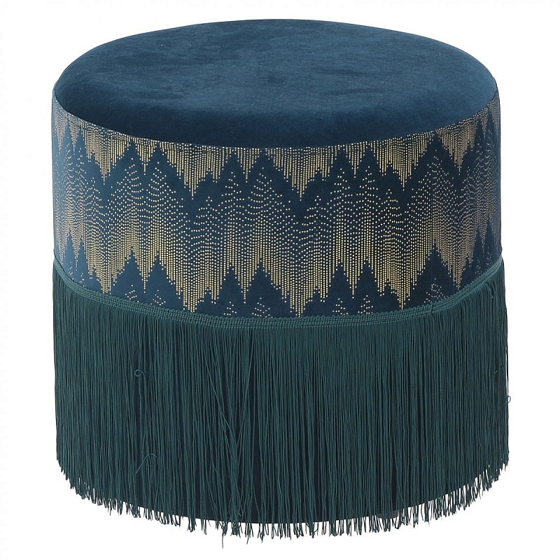 Пуф Fringe Blue Синий Пуф Fringe Blue Синий в Тюмени | Loft Concept
