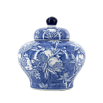 Ваза с крышкой в китайском стиле Гранатовое дерево Blooming Pomegranate варинант исполнения - 8 | Loft Concept в Тюмени