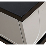 Тумбочка прикроватная с ящиком черно-серого цвета Noble Nightstand варинант исполнения - 5 | Loft Concept в Тюмени