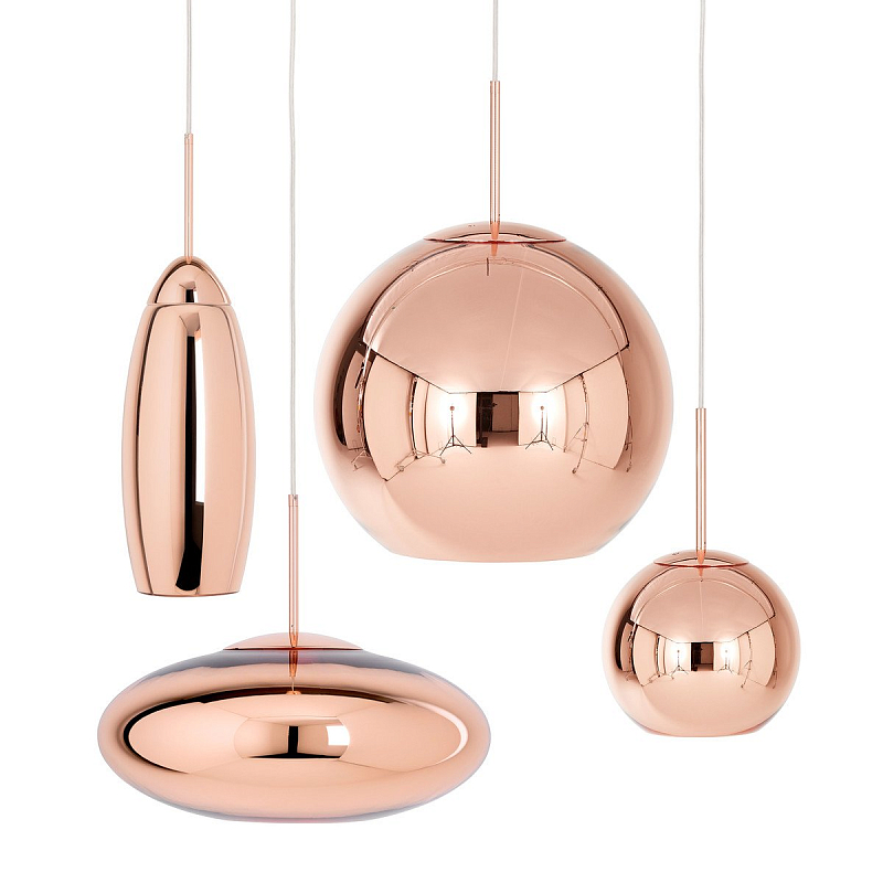 Люстра Tom Dixon Copper Wide Pendant Lamp Медь Люстра Tom Dixon Copper Wide Pendant Lamp Медь в Тюмени | Loft Concept