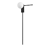 Бра с белым шарообразным плафоном и черным минималистичным каркасом Direct Rays варинант исполнения - 1 | Loft Concept в Тюмени