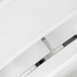 Потолочный светильник с двухслойным белым текстильным абажуром Hinkley варинант исполнения - 12 | Loft Concept в Тюмени