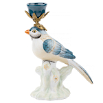 Фарфоровый подсвечник с птицей Eden Garden варинант исполнения - 1 | Loft Concept в Тюмени