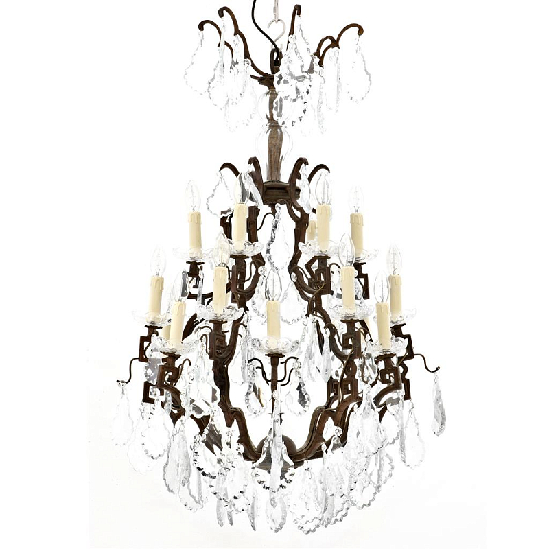 Люстра Luster Chateau de Chatillon Латунь Прозрачный (Transparent) в Тюмени | Loft Concept 