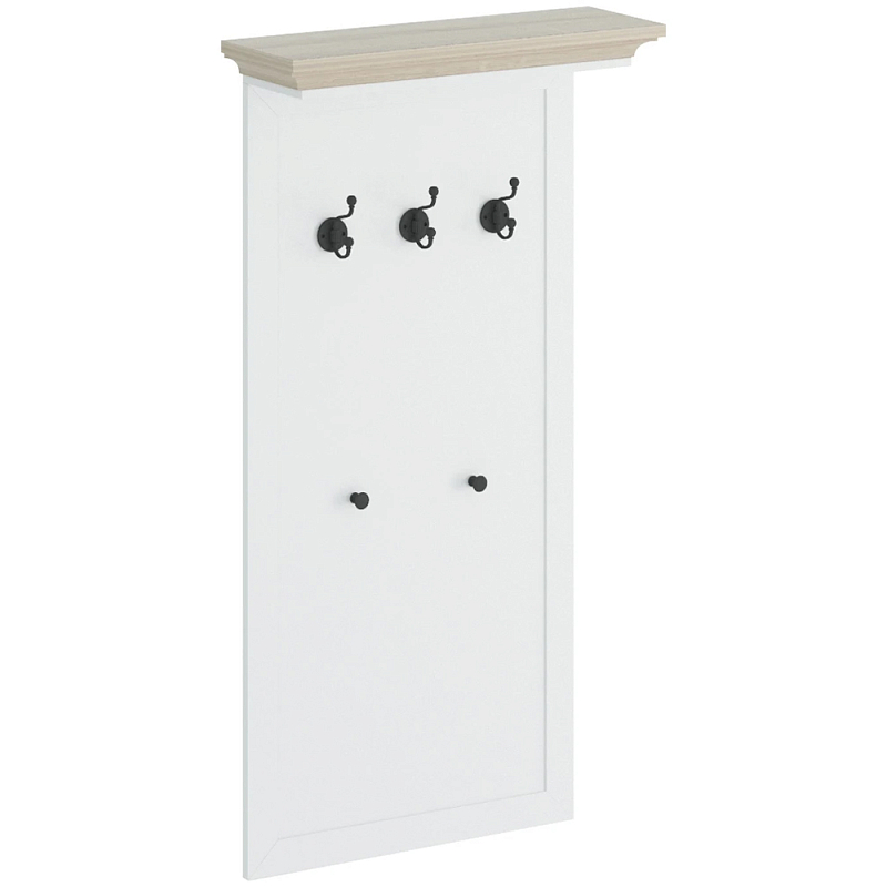 Вешалка Percent White Hanger Белый Бежевый Черный Вешалка Percent White Hanger Белый Бежевый Черный в Тюмени | Loft Concept