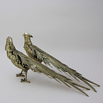 Статуэтка бронзовая пара Фазаны Bronze Birds варинант исполнения - 2 | Loft Concept в Тюмени
