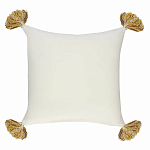 Чехол на подушку с кисточками и вышивкой птиц Ethnic mix Birds Square варинант исполнения - 4 | Loft Concept в Тюмени