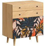Комод с принтом на ящиках Elise Chest of Drawers варинант исполнения - 2 | Loft Concept в Тюмени