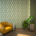 Гипсовая 3D панель с принтографией PM-102 варинант исполнения - 2 | Loft Concept в Тюмени