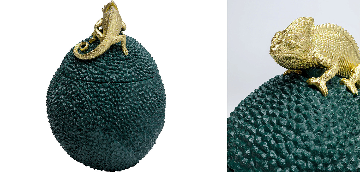 Шкатулка Lizard on tropical fruit Шкатулка Lizard on tropical fruit - Loft-Concept в Тюмени