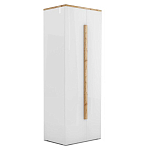 Шкаф платяной с белым глянцевым фасадом Grace of Furniture варинант исполнения - 1 | Loft Concept в Тюмени