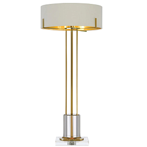 Настольная лампа на прозрачном основании Light Flowing Up