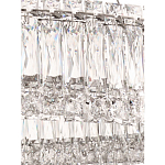 Люстра подвесная круглая из прозрачного хрусталя с корпусом из металла цвета хром Selfsufficient варинант исполнения - 6 | Loft Concept в Тюмени