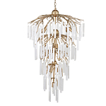 Люстра многоярусная с трубчатыми подвесками Dripping Crystals варинант исполнения - 3 | Loft Concept в Тюмени