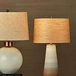 Настольная лампа фарфоровая с узором на корпусе Junction Place варинант исполнения - 4 | Loft Concept в Тюмени