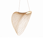 Подвесной светильник фигурный из деревянных прутьев Ecofriendly Light Source варинант исполнения - 2 | Loft Concept в Тюмени