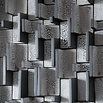 Абстрактное Объемное Панно Industrial panel Travers Coals варинант исполнения - 2 | Loft Concept в Тюмени