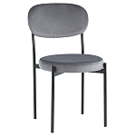 Стул с круглым сиденьем на металлическом основании ALFIE CHAIR Grey варинант исполнения - 1 | Loft Concept в Тюмени