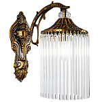 Бра с плафоном с виде трубчатых хрустальных подвесок Cadice Wall Lamp варинант исполнения - 1 | Loft Concept в Тюмени