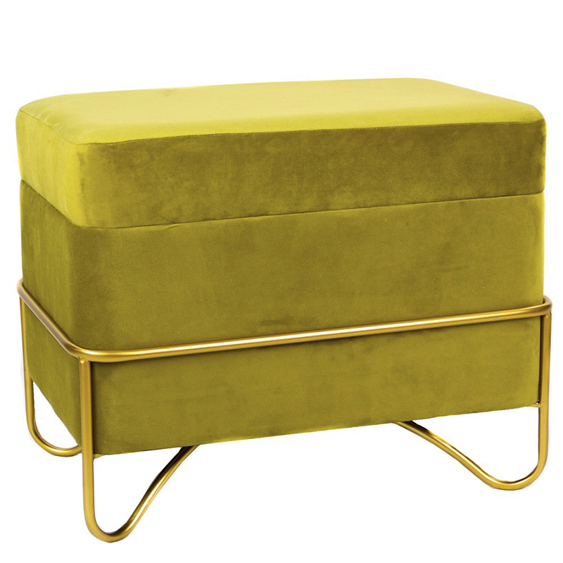 Пуф Yellow Cube Желтый Золотой Пуф Yellow Cube Желтый Золотой в Тюмени | Loft Concept