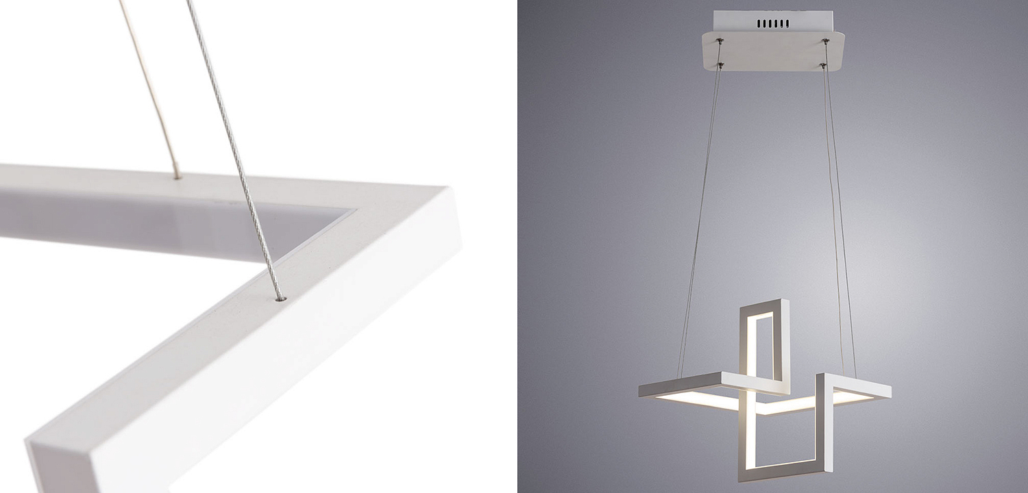 Люстра Esther Geometric White Chandelier III Люстра Esther Geometric White Chandelier III - Loft-Concept в Тюмени