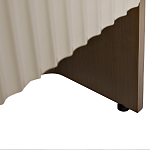 Тумба под телевизор серая с мраморной столешницей Uniqueness Marble варинант исполнения - 8 | Loft Concept в Тюмени