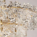 Люстра многоярусная с объемными прозрачными цветами Hanging Flowers варинант исполнения - 4 | Loft Concept в Тюмени