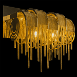 Бра с металлическими дугами и цепочками 33 см Atlantis Chain варинант исполнения - 8 | Loft Concept в Тюмени