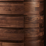 Комод деревянный с 7-ю ящиками Moon Walnut Furniture варинант исполнения - 5 | Loft Concept в Тюмени