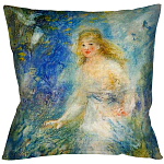 Подушка декоративная с принтом Весна Impressionism in Art варинант исполнения - 1 | Loft Concept в Тюмени