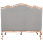 Диван двухместный из массива бука светло-серый Solid Luxury варинант исполнения - 2 | Loft Concept в Тюмени