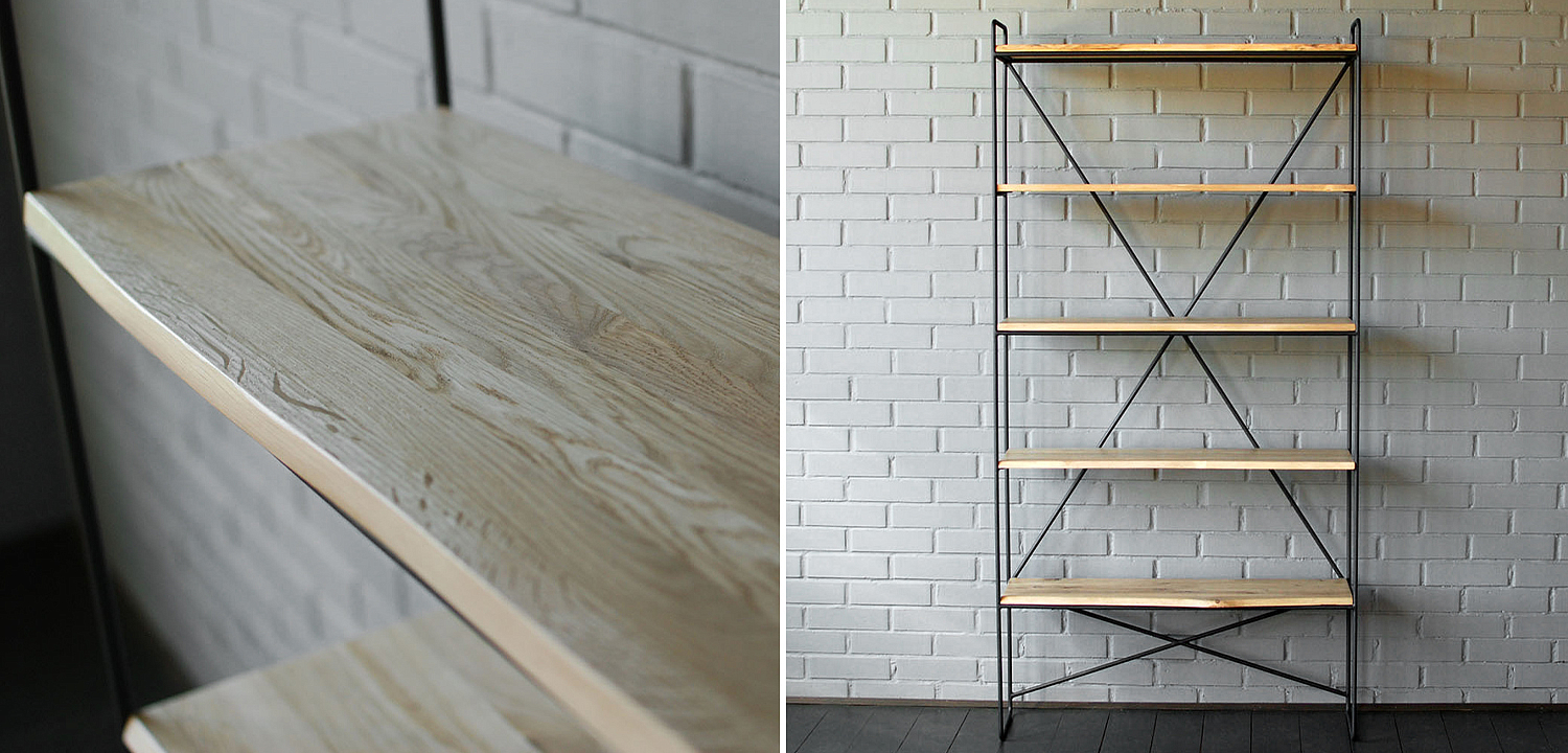 Стеллаж Hart Industrial Metal Rust Rack Стеллаж Hart Industrial Metal Rust Rack - Loft-Concept в Тюмени