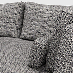 Мебельная ткань Шенилл серый цвет 142 см T4-46 варинант исполнения - 8 | Loft Concept в Тюмени