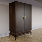 Платяной шкаф Elsa Dreams Walnut с 2-мя фасадами варинант исполнения - 2 | Loft Concept в Тюмени