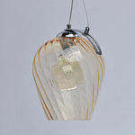 Подвесной светильник со стеклянном плафоном в форме бокала Kaleido варинант исполнения - 6 | Loft Concept в Тюмени
