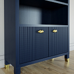 Книжный Стеллаж Elsa Dreams Blue с задней стенкой варинант исполнения - 1 | Loft Concept в Тюмени