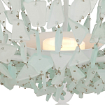 Люстра круглая с каскадом из декоративных элементов Sea Glass варинант исполнения - 3 | Loft Concept в Тюмени