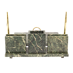 Настольный письменный набор из змеевика с гербом России Successful Leader варинант исполнения - 2 | Loft Concept в Тюмени