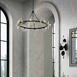 Бра светодиодное из черно-белых дисков Contrast Sample варинант исполнения - 6 | Loft Concept в Тюмени