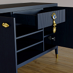 Комод-буфет Elsa Dreams Blue с открытыми полками   варинант исполнения - 1 | Loft Concept в Тюмени