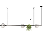 Подвесной линейный светильник Barbell варинант исполнения - 2 | Loft Concept в Тюмени